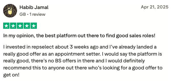RepSelect user review