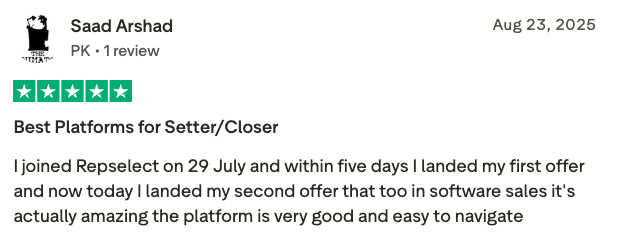 RepSelect user review